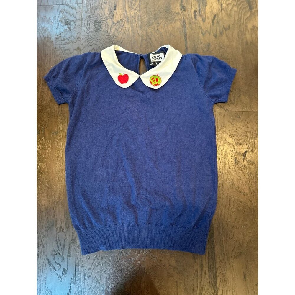 Oh my Disney XXS Snow White womens collared shirt B24